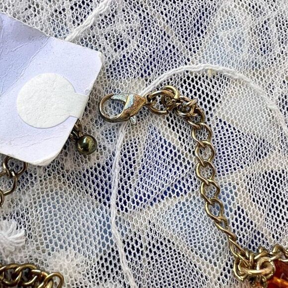 Asymmetrical Multi-Strand Beaded Necklace Y2K New Old Stock - Picture 9 of 11